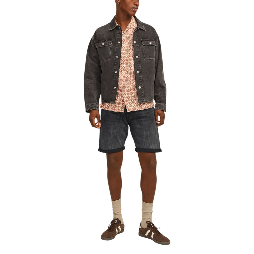 Black Cotton Bermuda