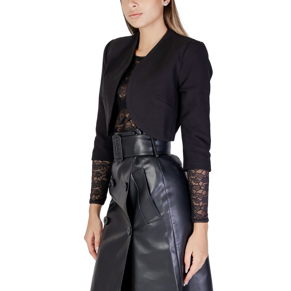 Black Polyester Sweater