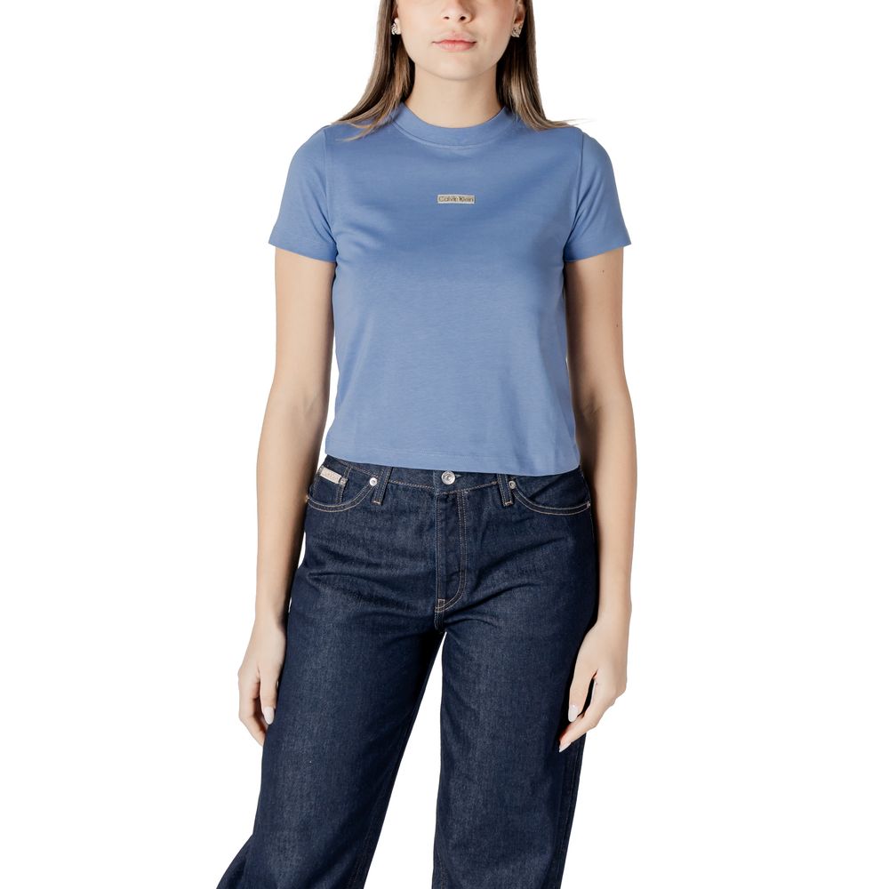 Light Blue Recycled Cotton T-Shirt