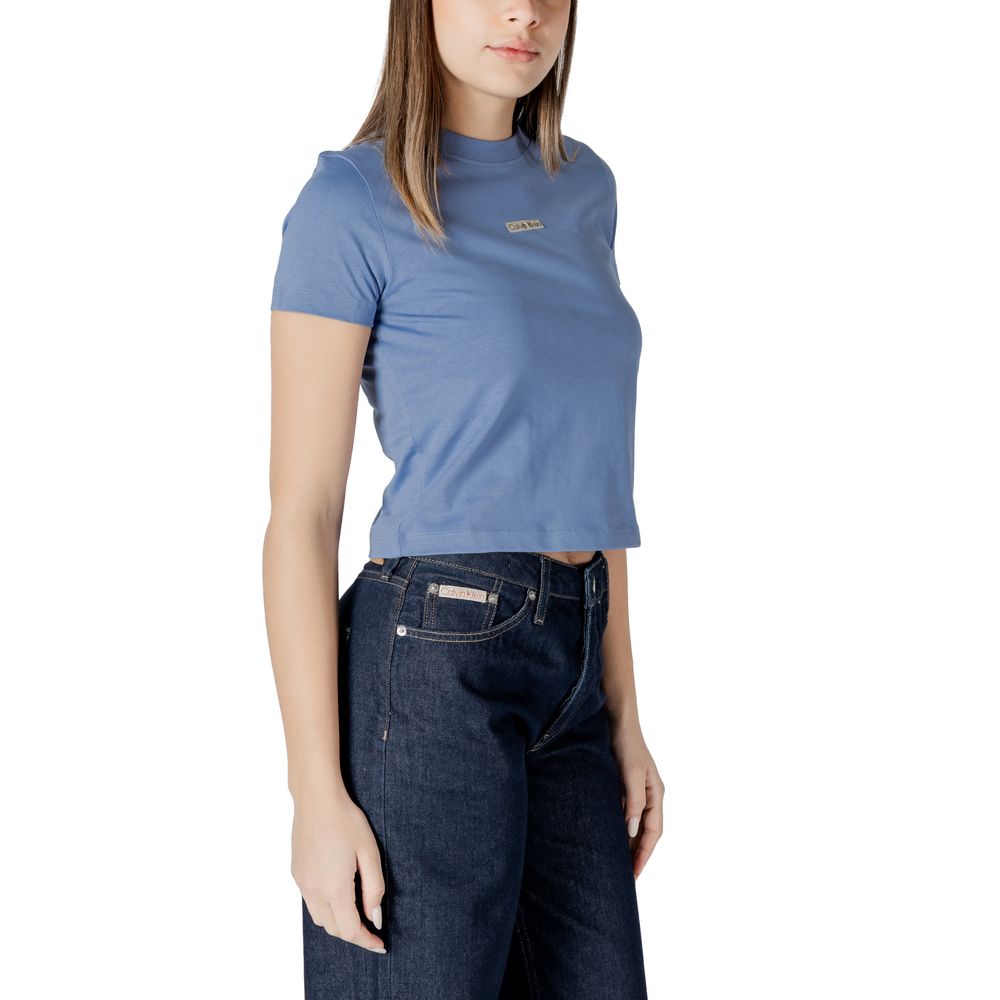 Light Blue Recycled Cotton T-Shirt