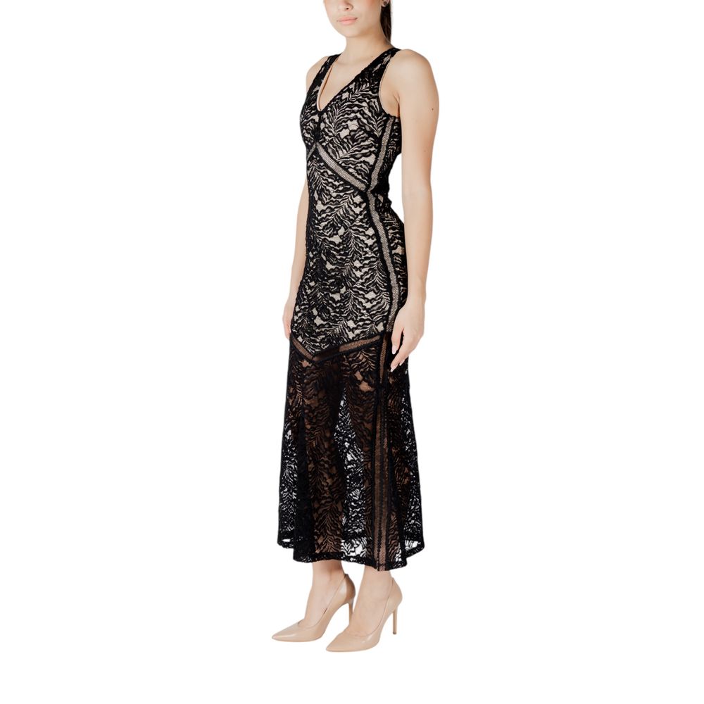 Black Polyester Long