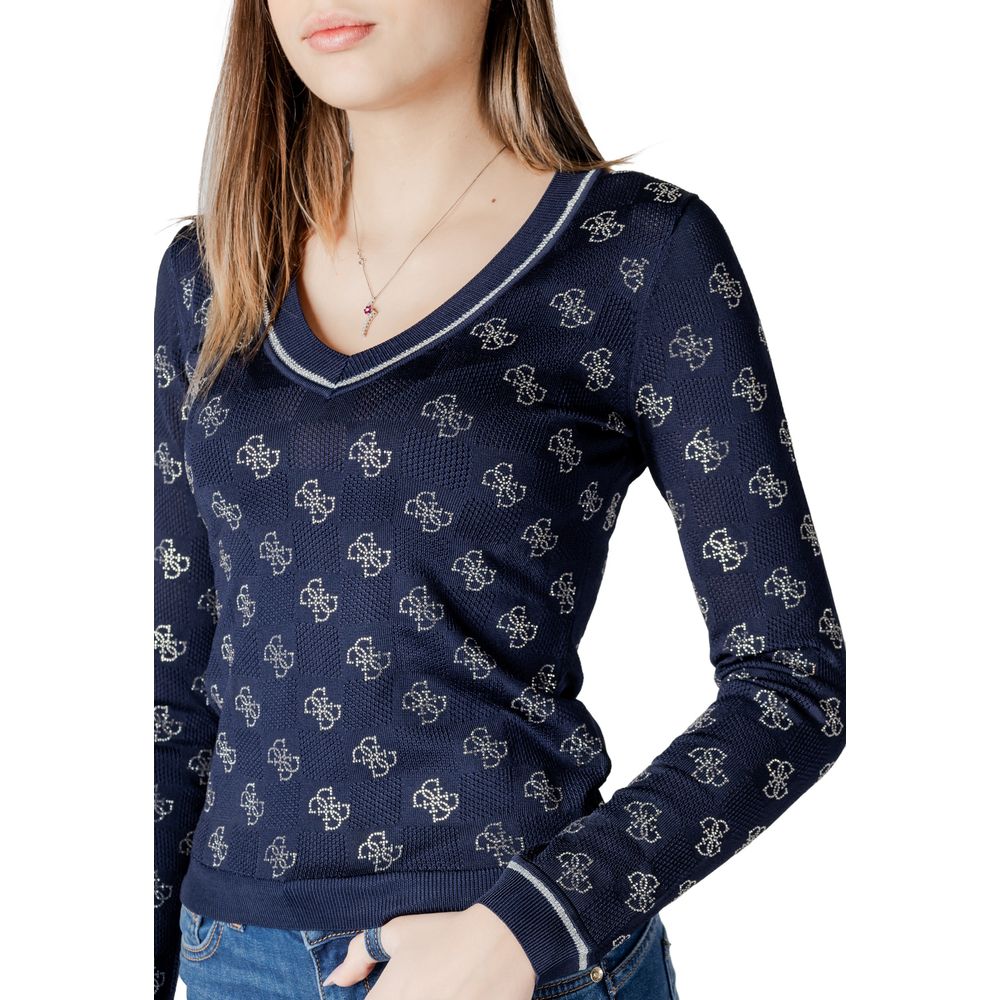 Blue Viscose Sweatshirt