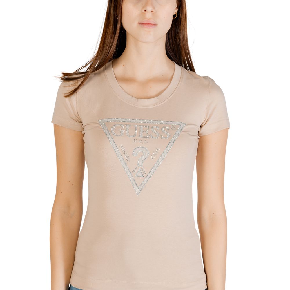 Beige Cotton T-Shirt
