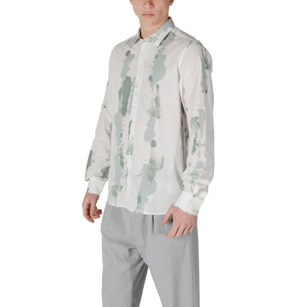 Bicolor Viscose Shirt