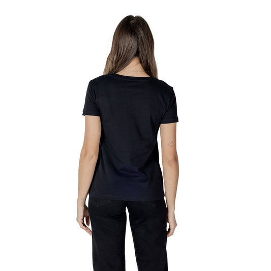 Black Cotton Long Sleeve T-Shirt