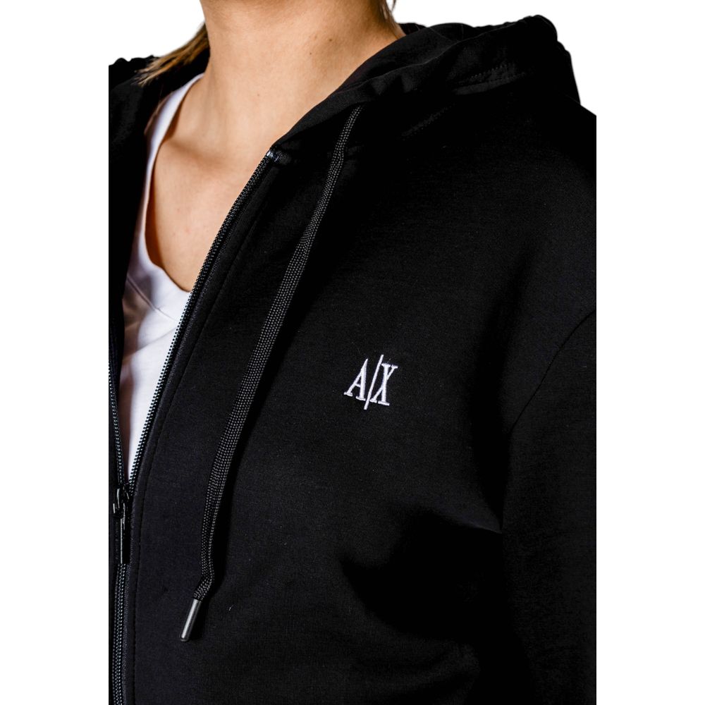 Black Cotton Hoodie