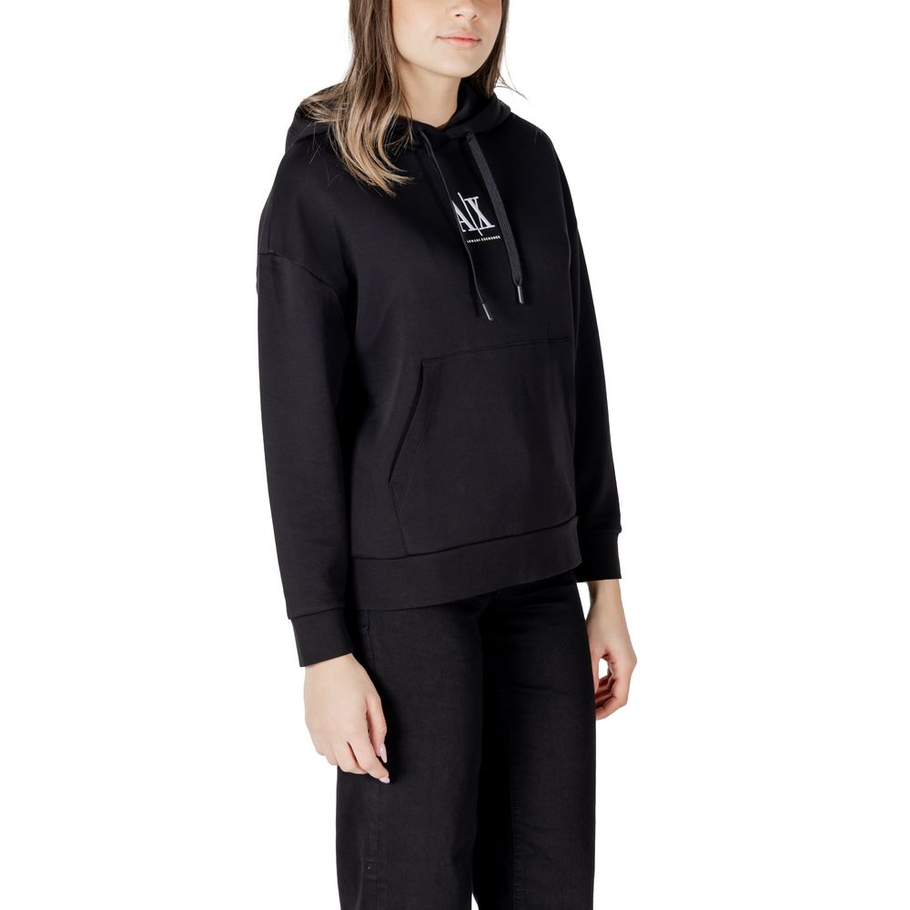 Black Cotton Hoody