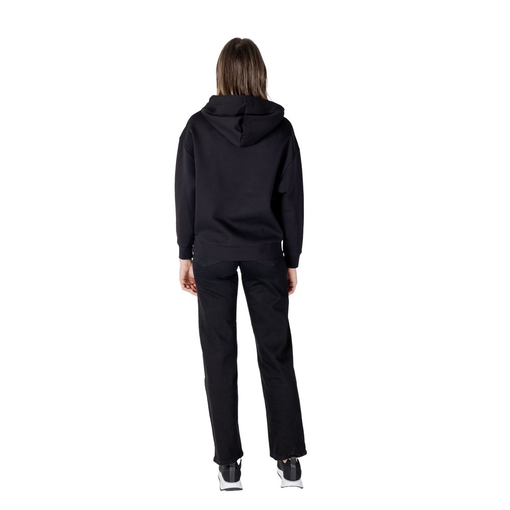 Black Cotton Hoody