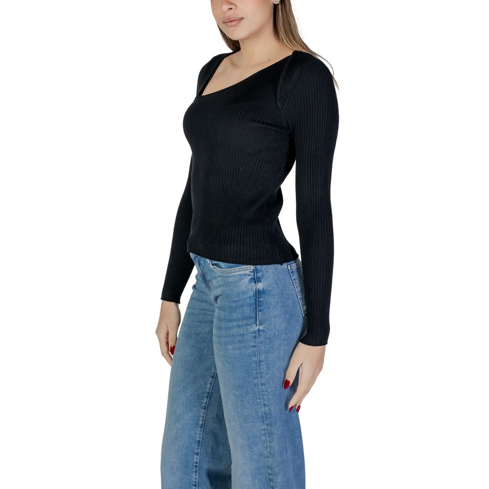 Black Viscose Sportswear