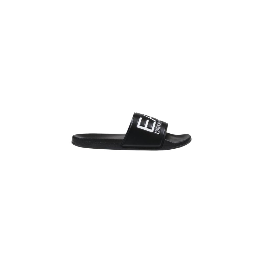 Black And White Pvc Slipper