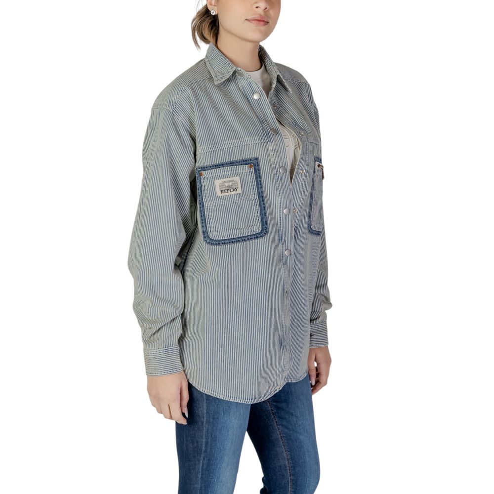 Blue Cotton Shirt