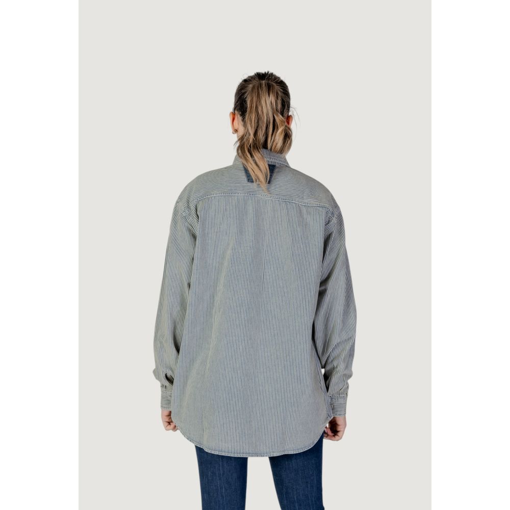 Blue Cotton Blouse
