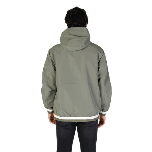Green Polyester Shell Jacket