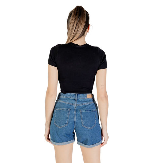 Black Viscose T-Shirt