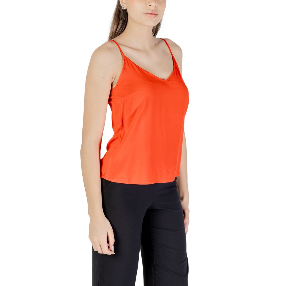 Red Viscose Tank Top