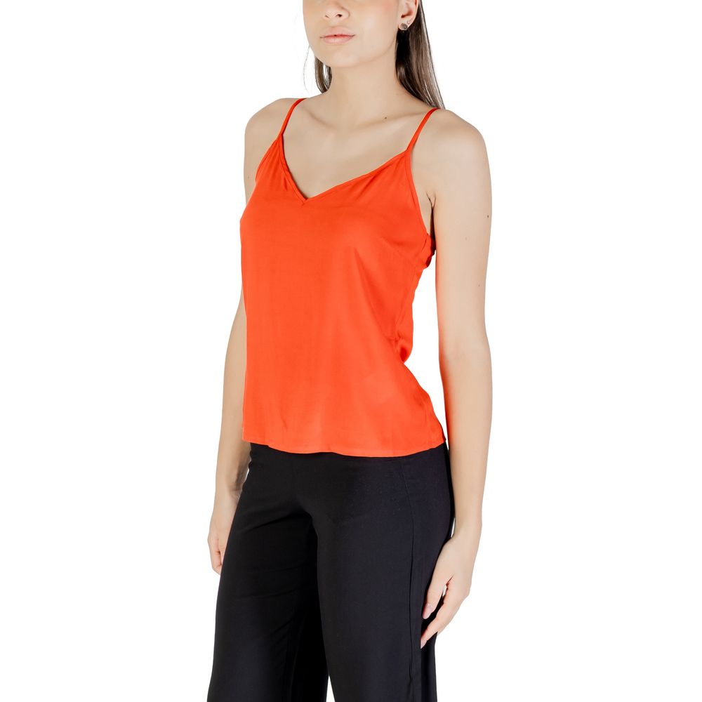 Red Viscose Tank Top