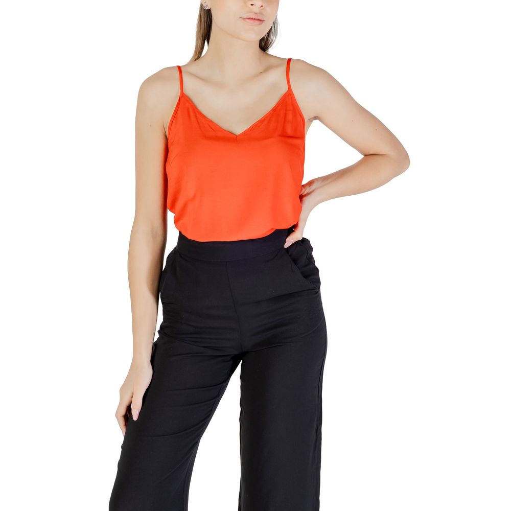 Red Viscose Tank Top