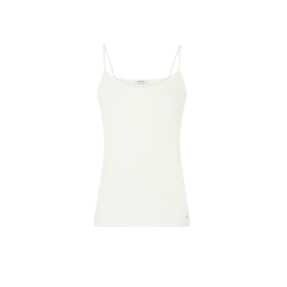 Cream Cotton Tank Top