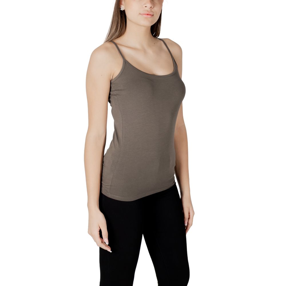 Green Cotton Tank Top