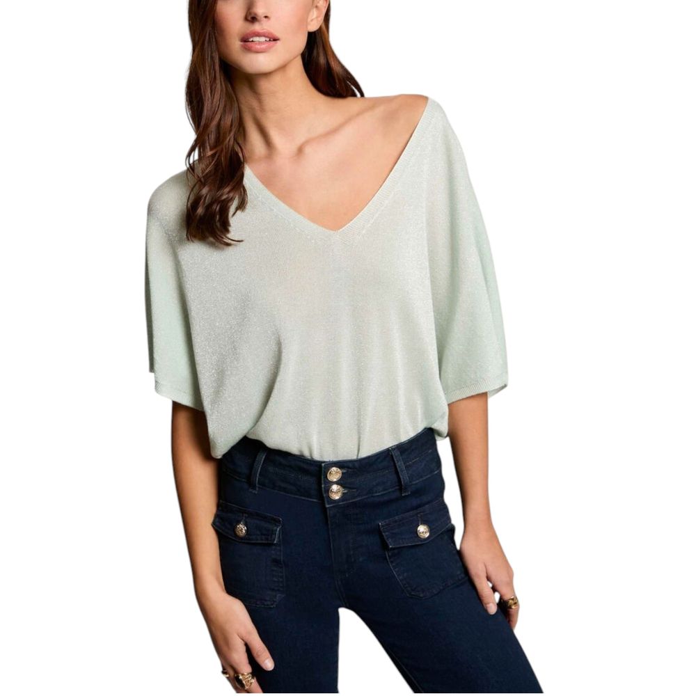 Green Viscose Sweater