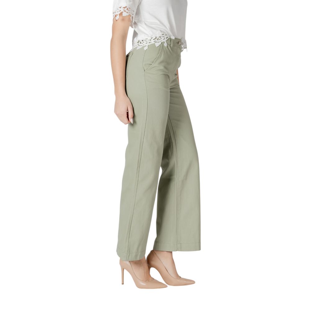 Bicolor Cotton Pants