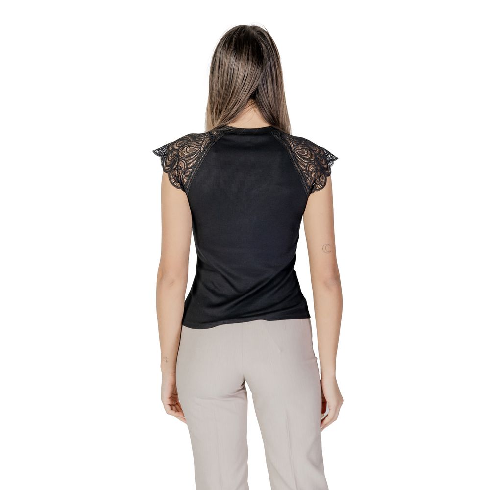 Black Recycled Polyester Tank Top