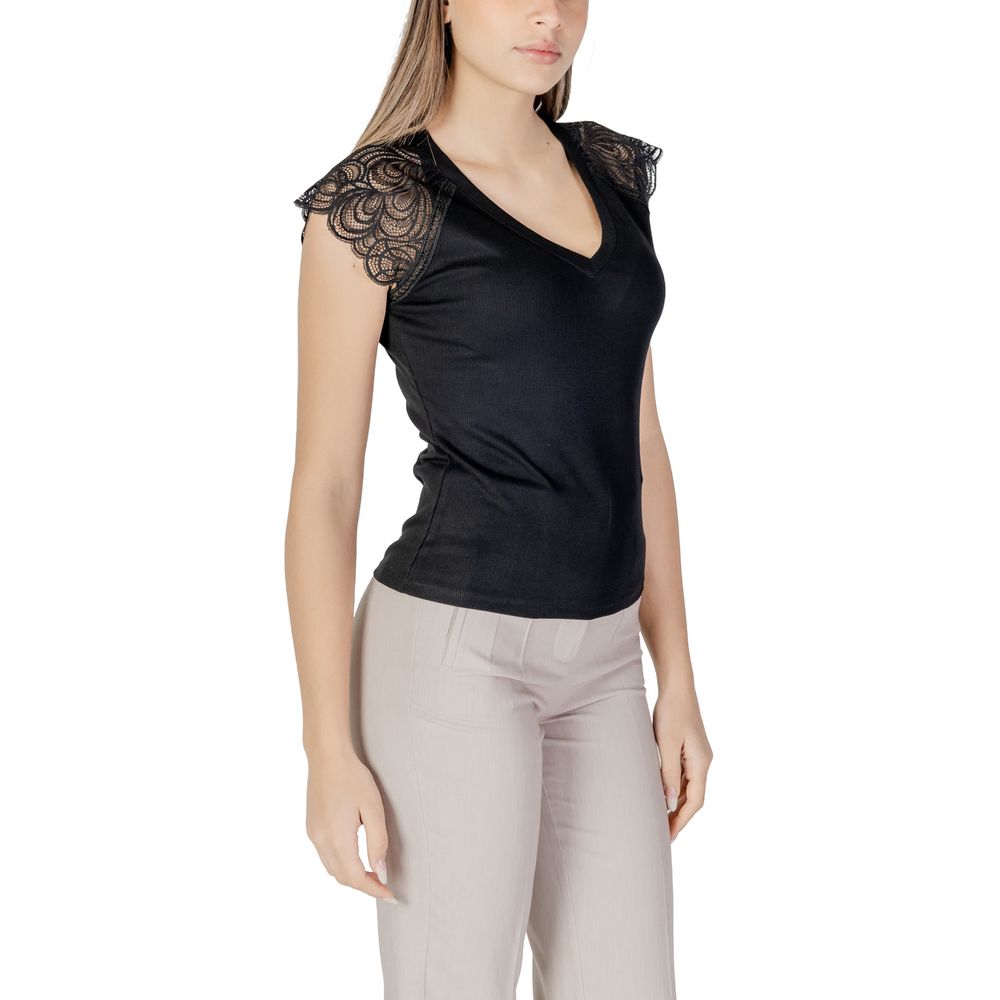 Black Recycled Polyester Tank Top