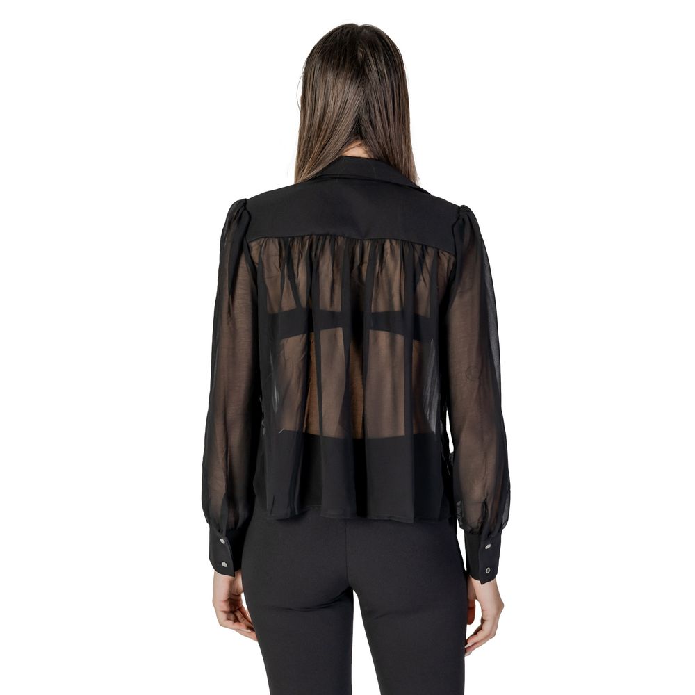 Black Polyester Shirt