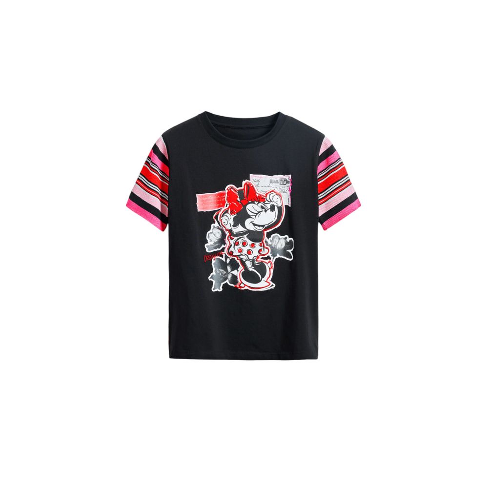 Black Cotton T-Shirt