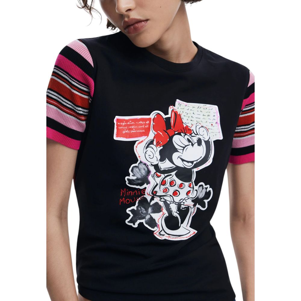 Black Cotton T-Shirt