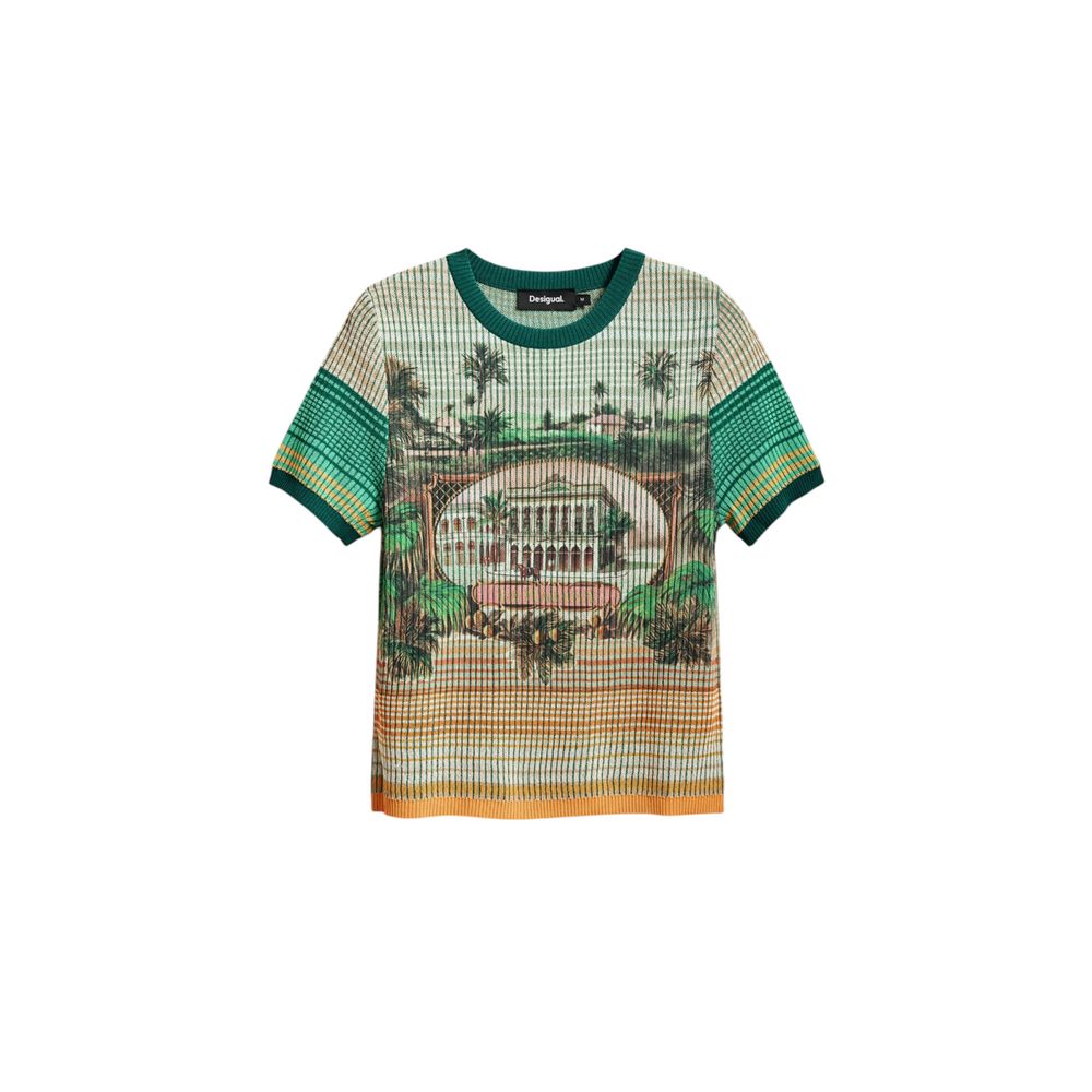 Green Viscose T-Shirt
