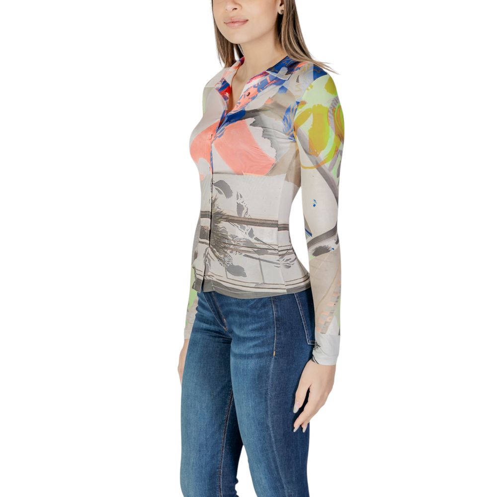 Multicolor Polyester Shirt