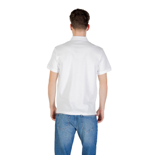 White Cotton Polo Shirt