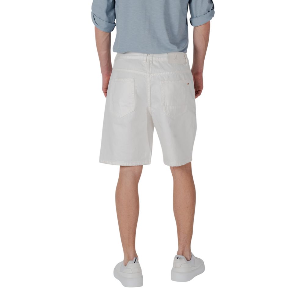 White Cotton Bermuda