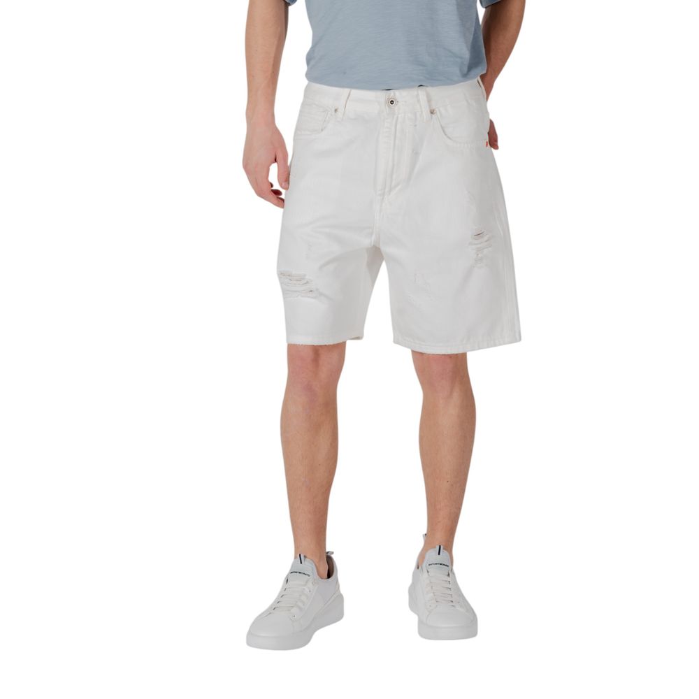 White Cotton Bermuda