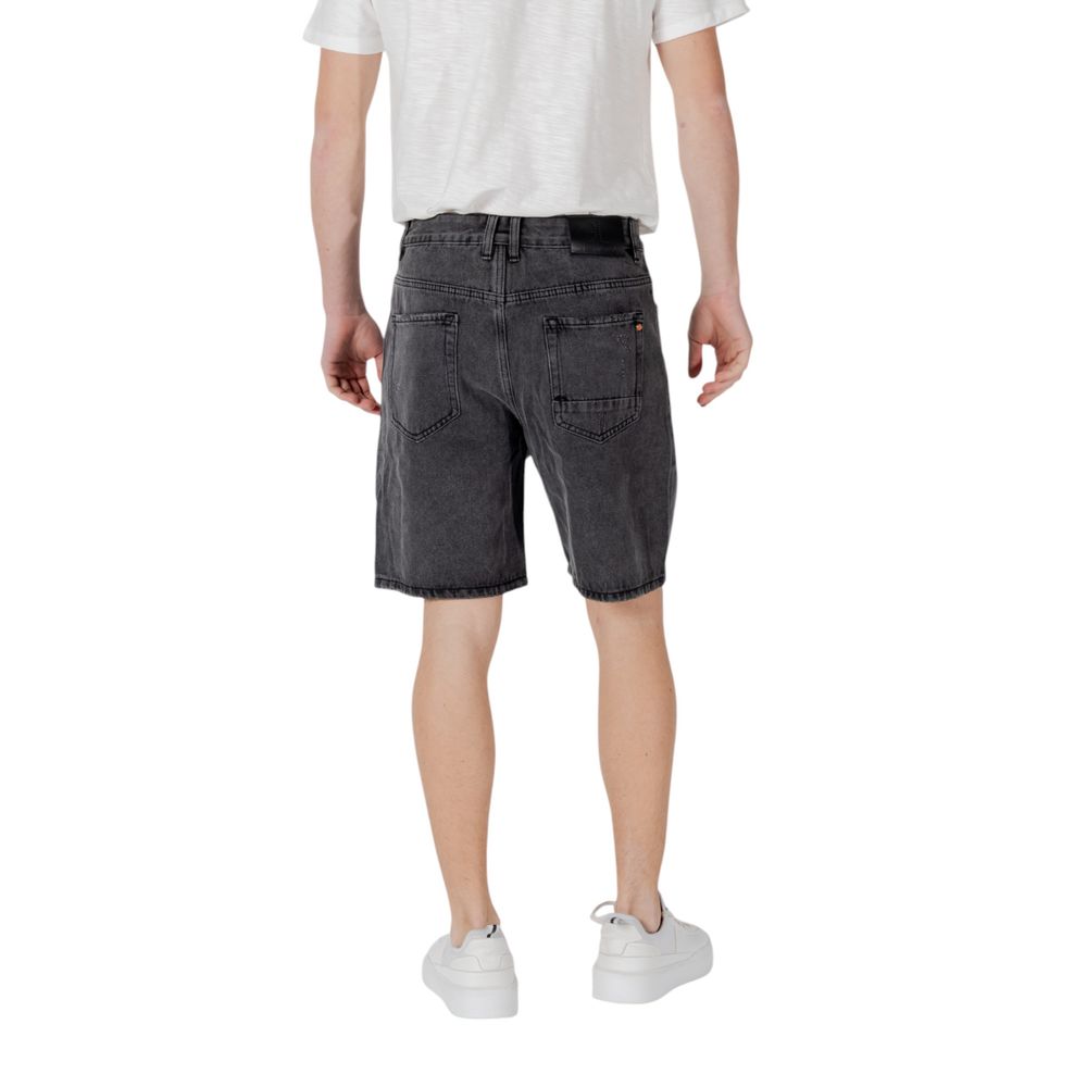 Black Cotton Bermuda