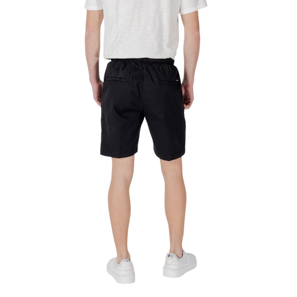 Black Cotton Bermuda