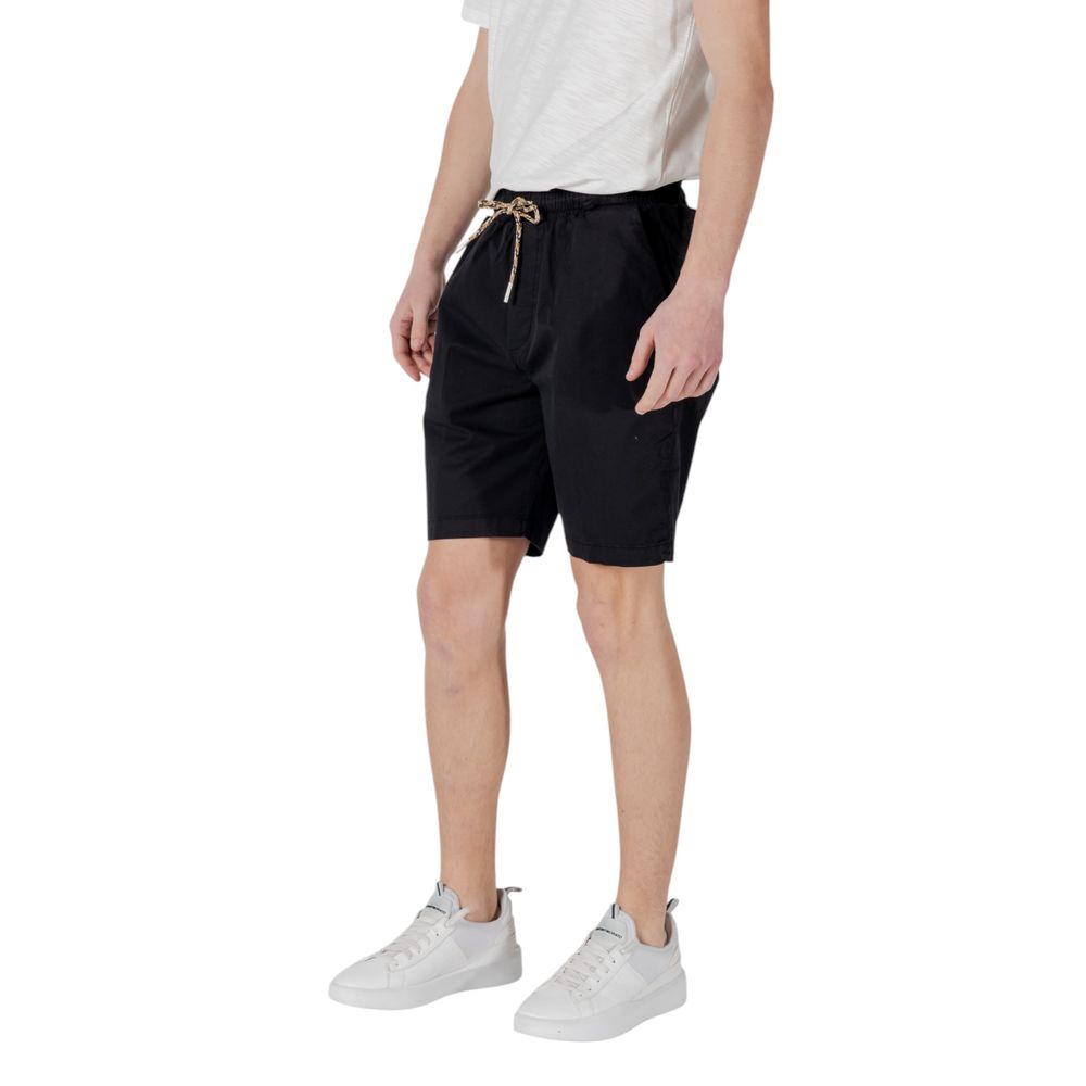 Black Cotton Bermuda