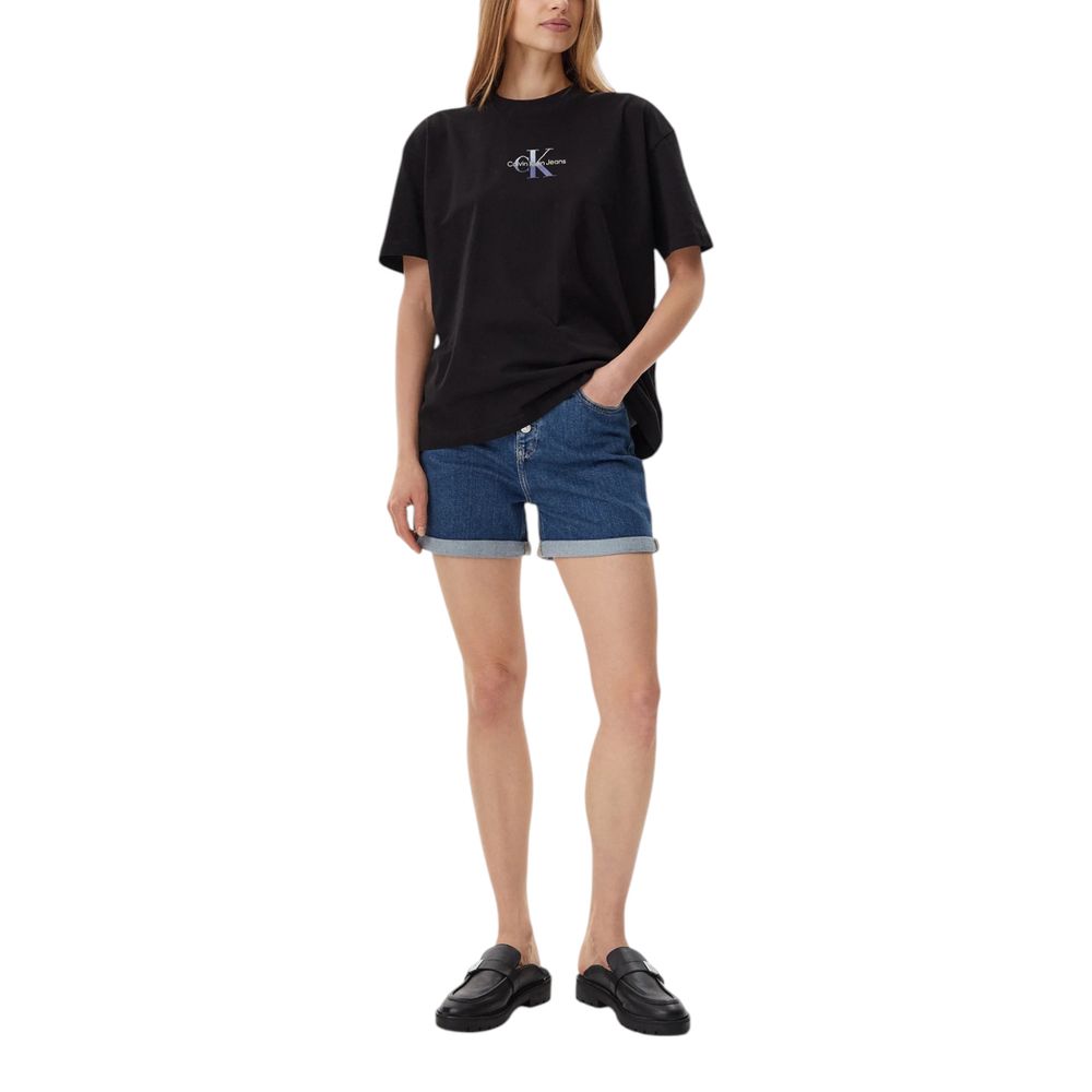 Blue Cotton Short