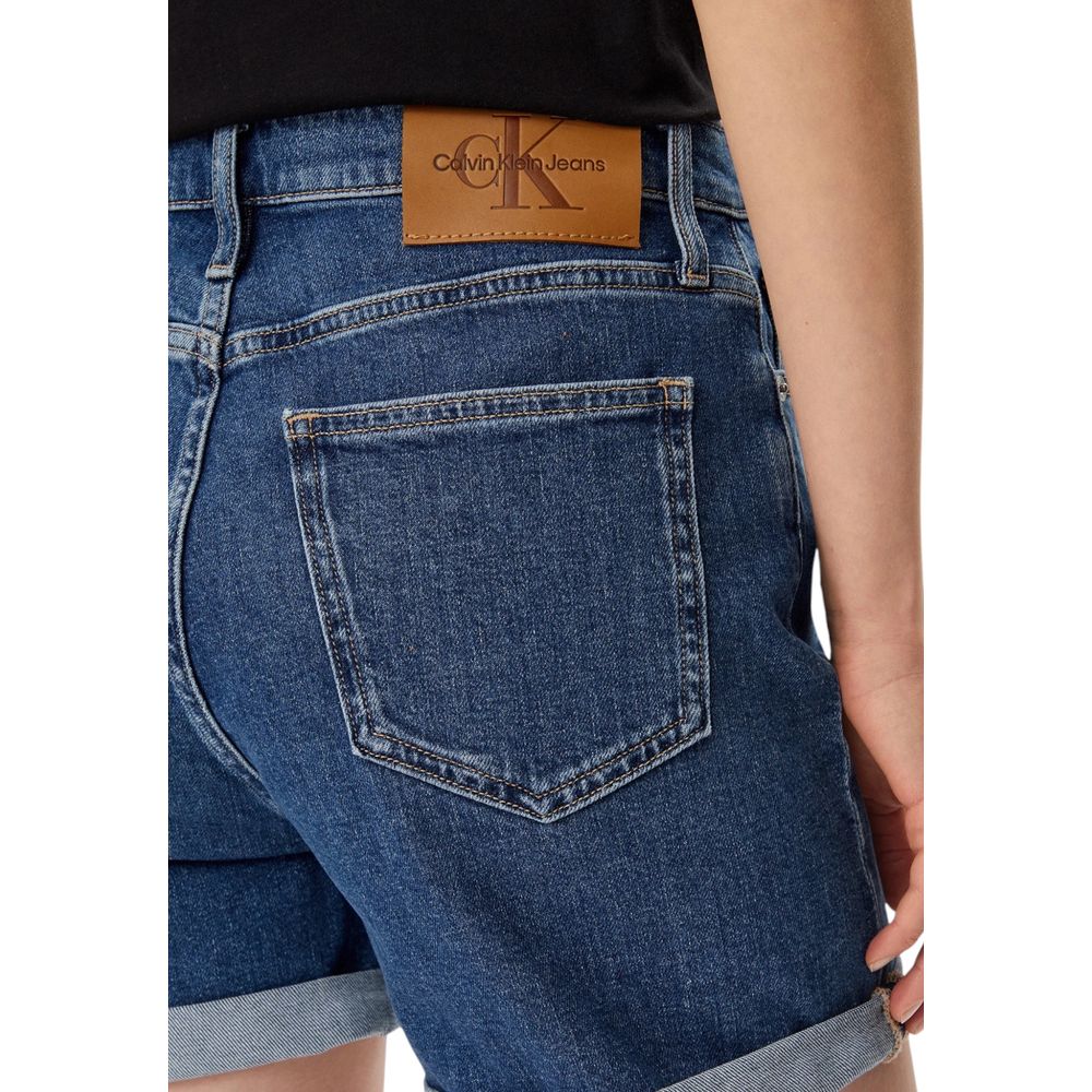 Blue Cotton Short
