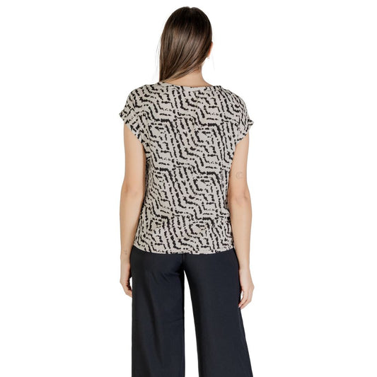 Beige Viscose Blouse