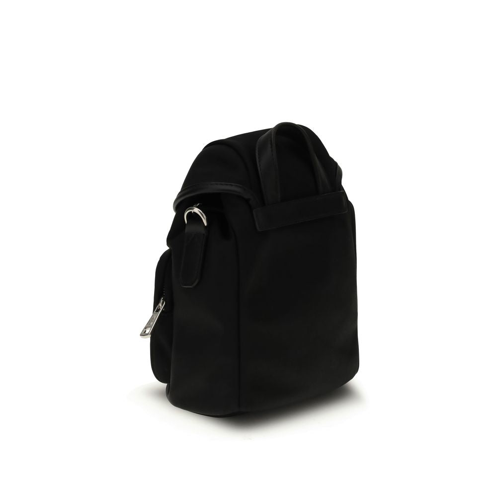 Black Leather Backpack