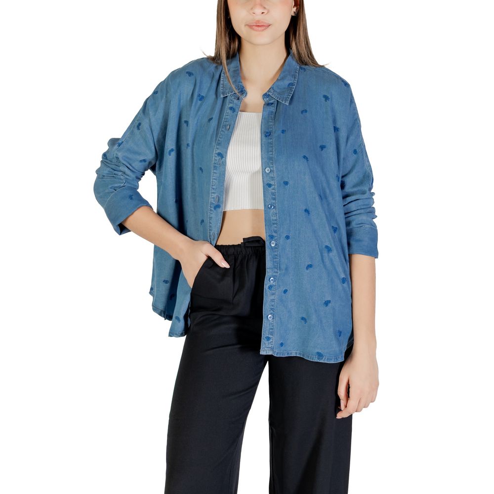 Blue Tencel Shirt
