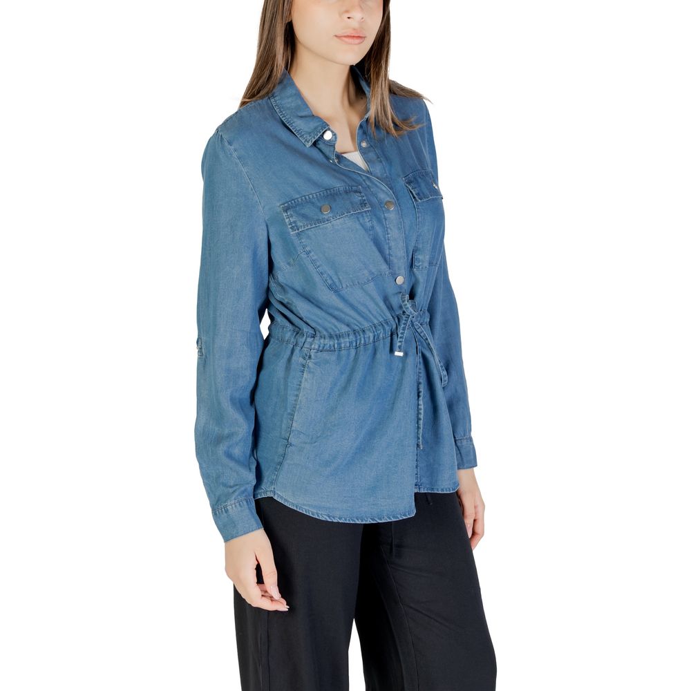 Blue Tencel Shirt