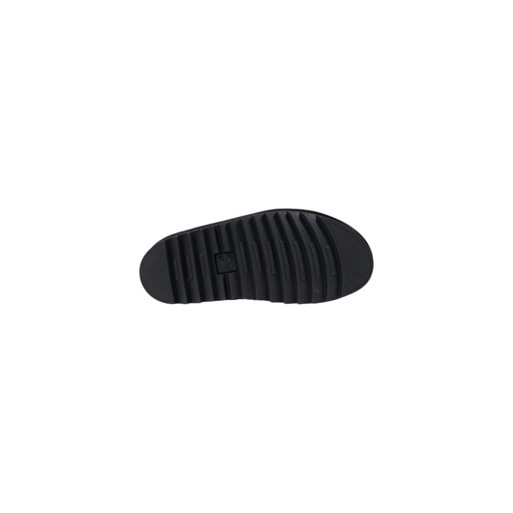 Black Leather Platform