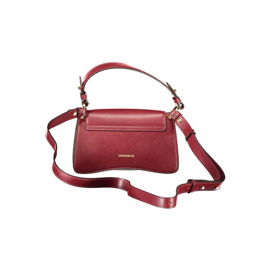 Red Leather Women Handbag