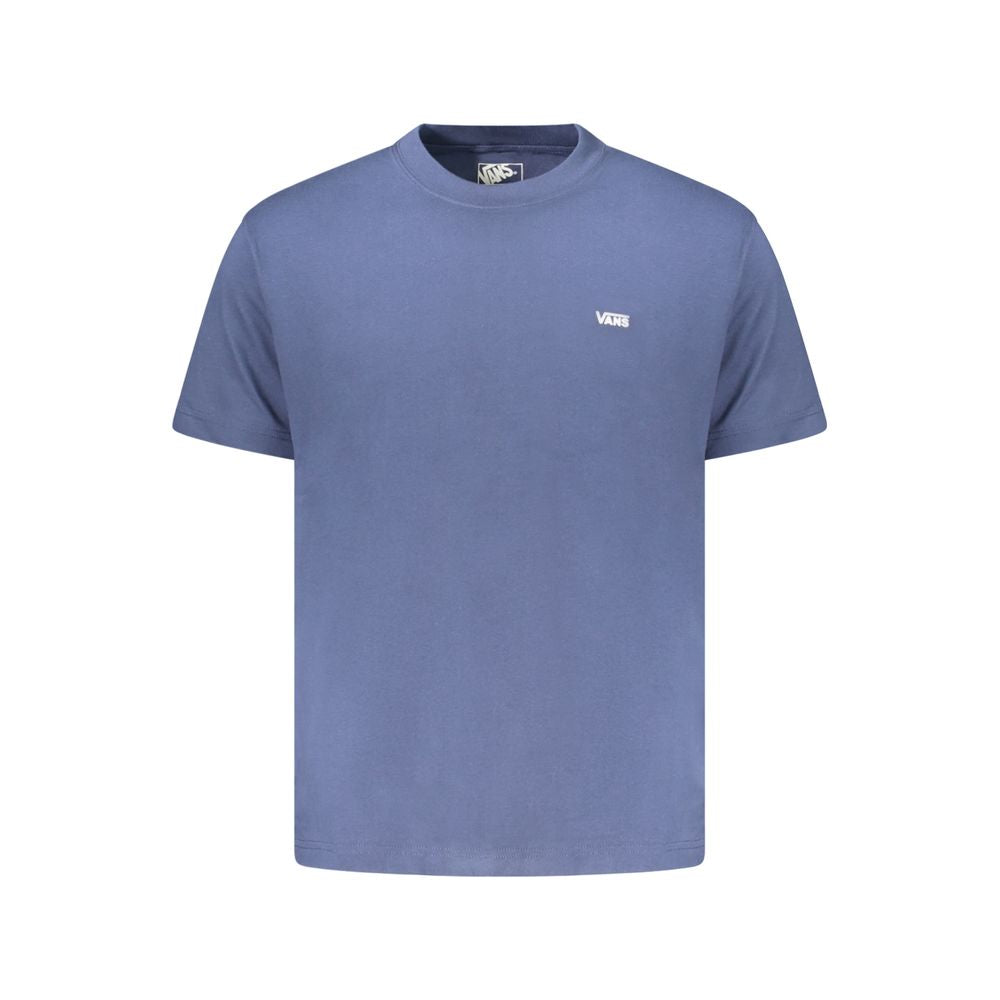 Blue Cotton Men T-Shirt