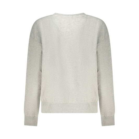 Grigio Cotton Women Sweatshirt