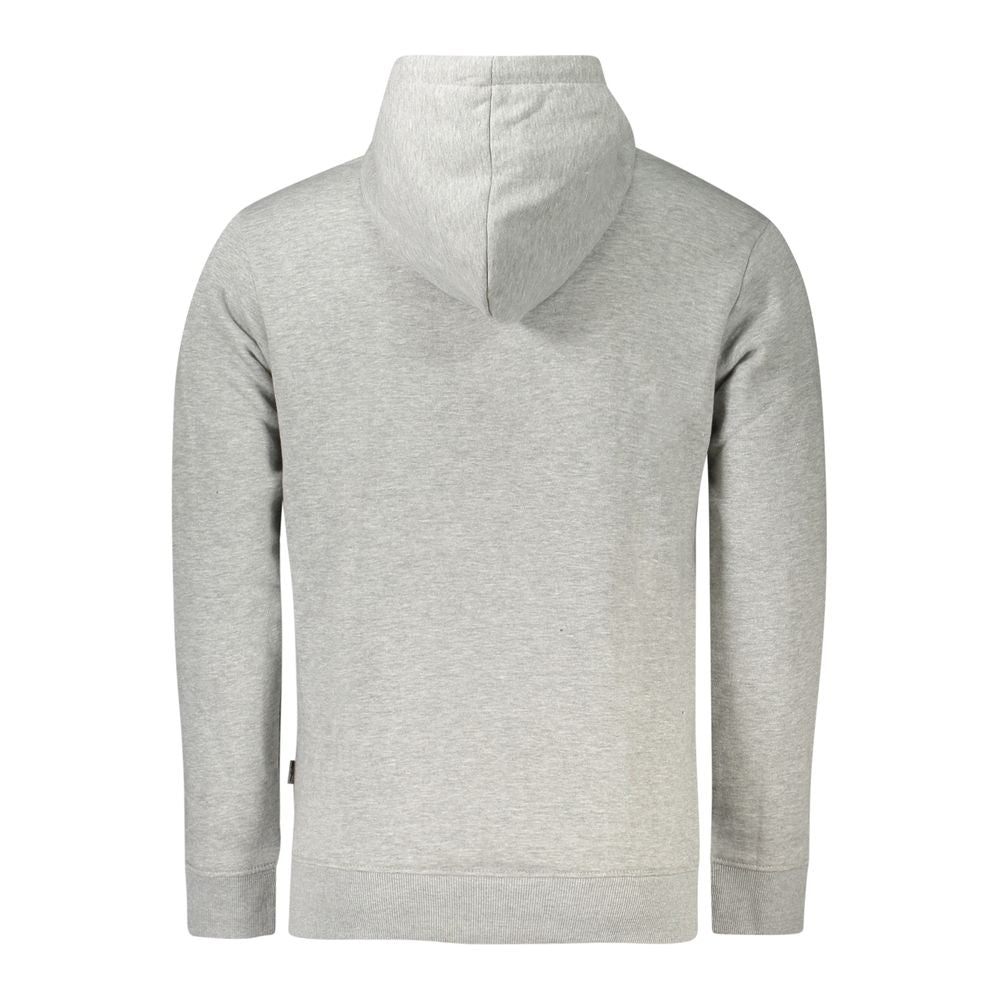 Grigio Cotton Male Sweatshirt