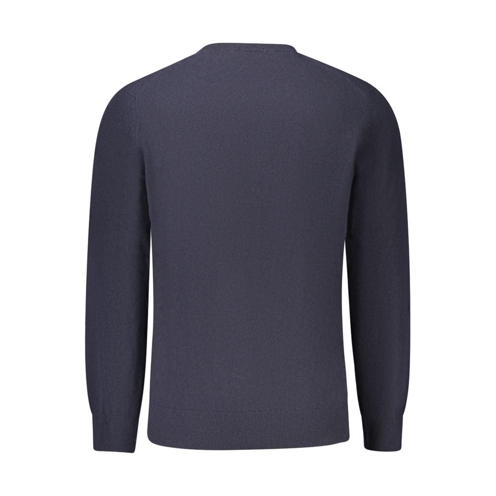 Blue Wool Men's Sweater